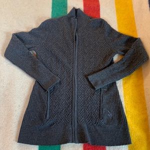EUC Ibex Merino Wool Sweater Jacket. Women’s S